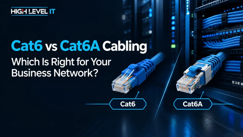 Cat6 vs Cat6A Cabling: Which Is Right for Your Business Network?