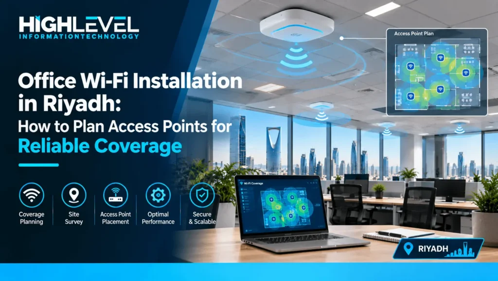 Office Wi-Fi Installation in Riyadh: How to Plan Access Points for Reliable Coverage
