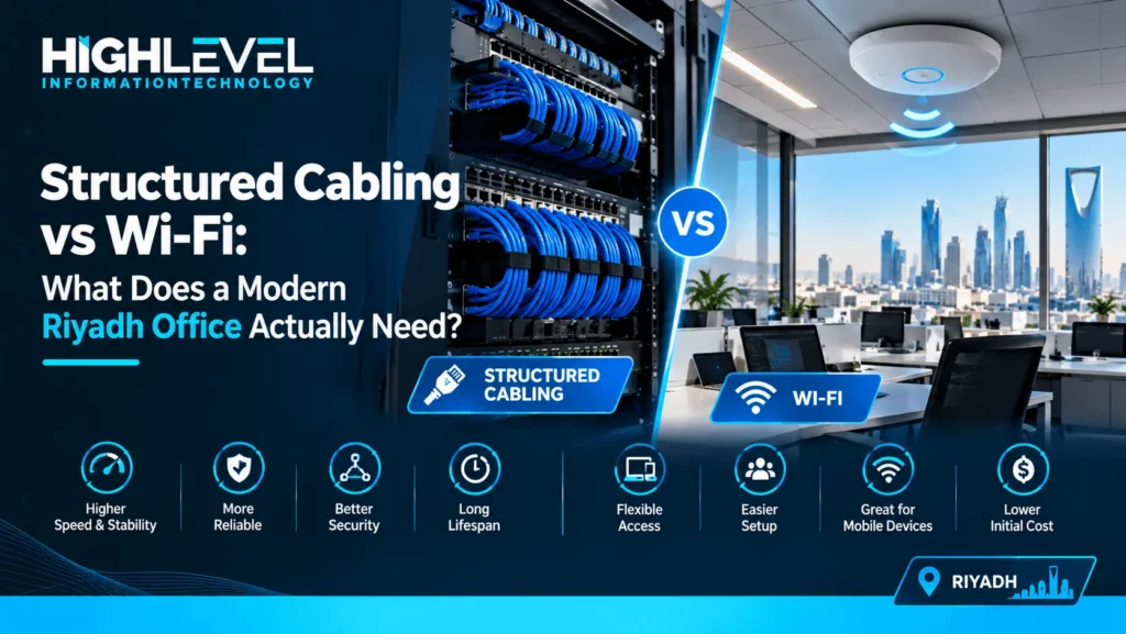 Structured Cabling vs Wi-Fi: What Does a Modern Riyadh Office Actually Need?